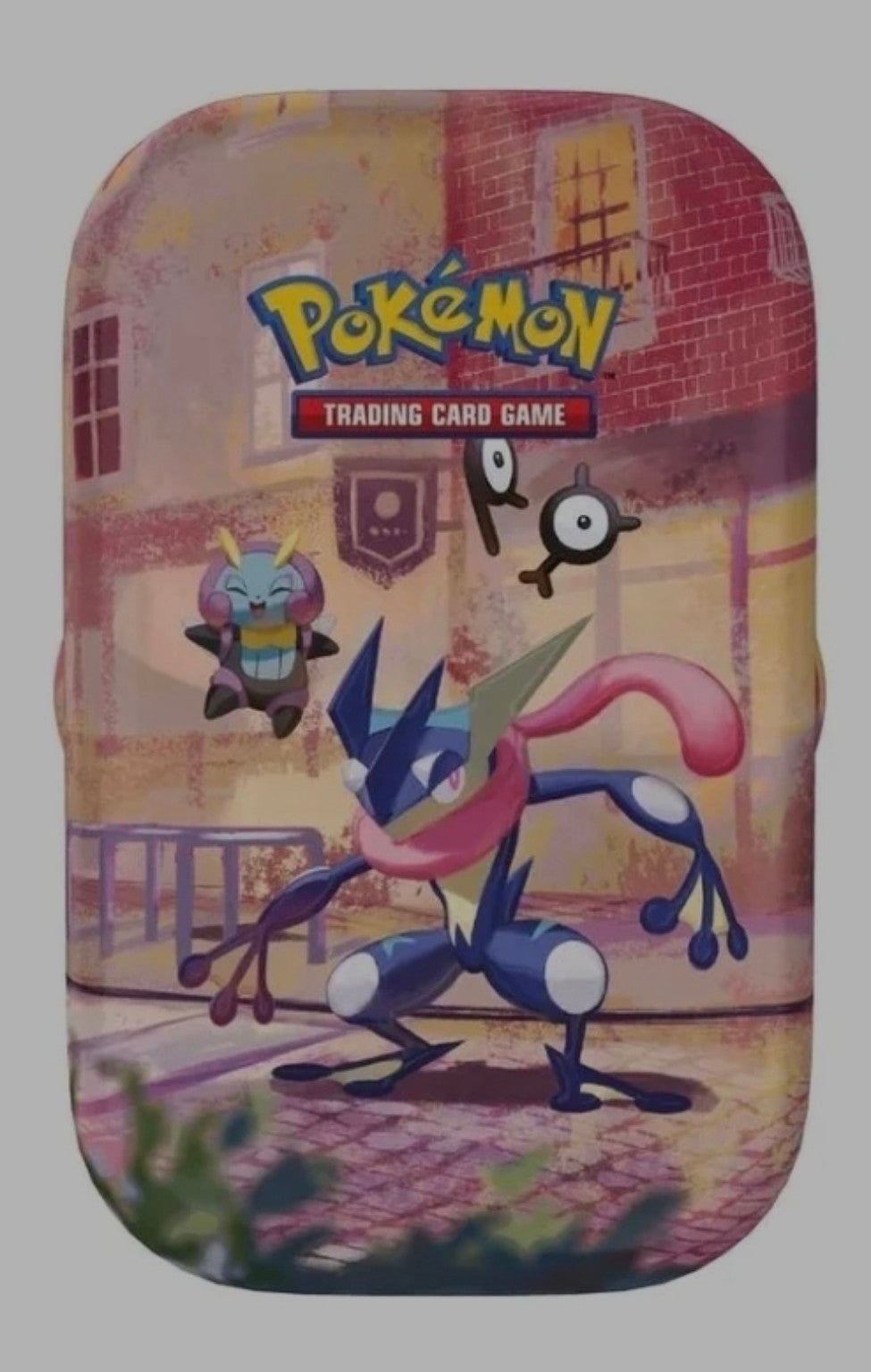 Pokémon 30th Celebration Mini Tin (Greninja pictured); artwork chosen at random