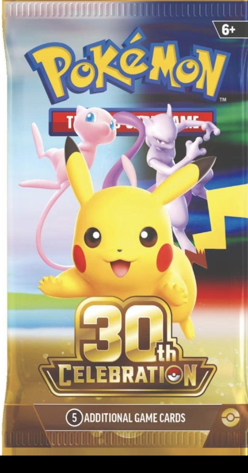 Pokémon TCG 30th Celebration English booster pack